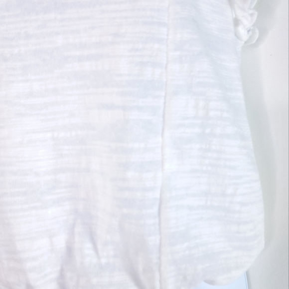 Express White Lace Pieced Mock Neck Top Size XS - Picture 9 of 17